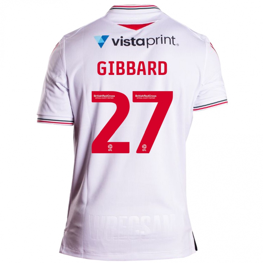 Niño Fútbol Camiseta Mari Gibbard #27 Blanco 2ª Equipación 2023/24 Perú