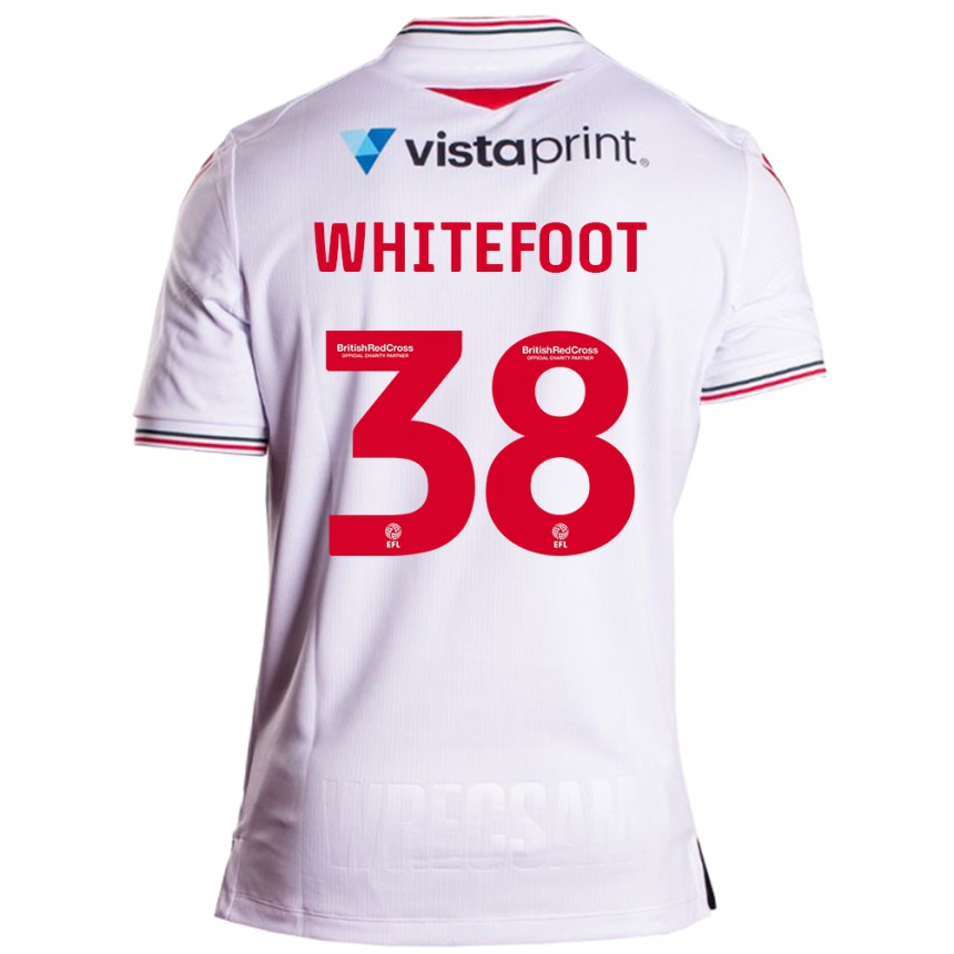 Niño Fútbol Camiseta Lily Whitefoot #38 Blanco 2ª Equipación 2023/24 Perú