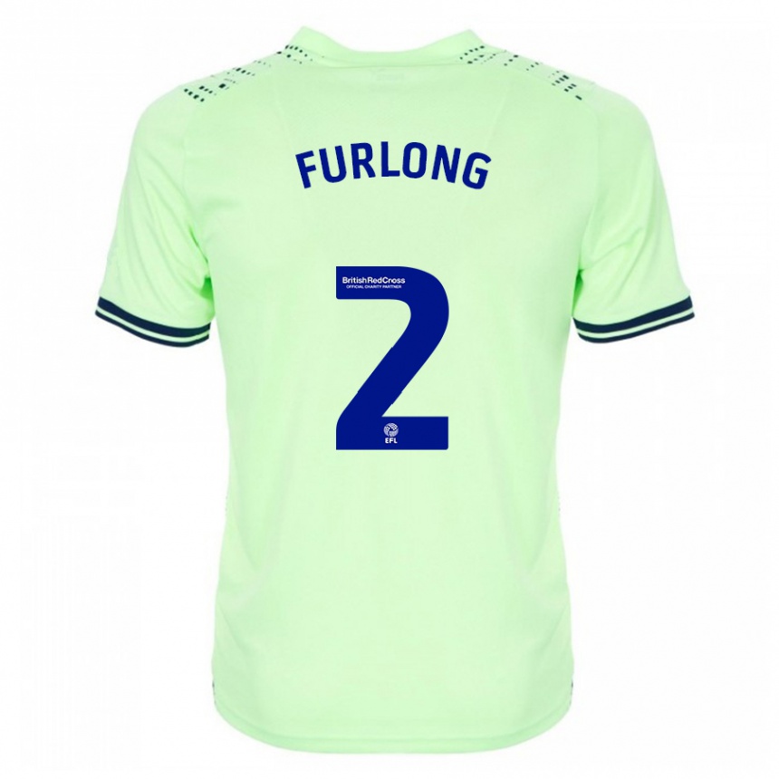 Niño Fútbol Camiseta Darnell Furlong #2 Armada 2ª Equipación 2023/24 Perú