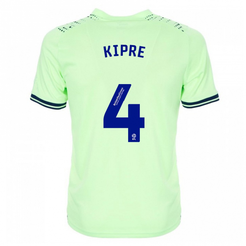 Niño Fútbol Camiseta Cédric Kipré #4 Armada 2ª Equipación 2023/24 Perú