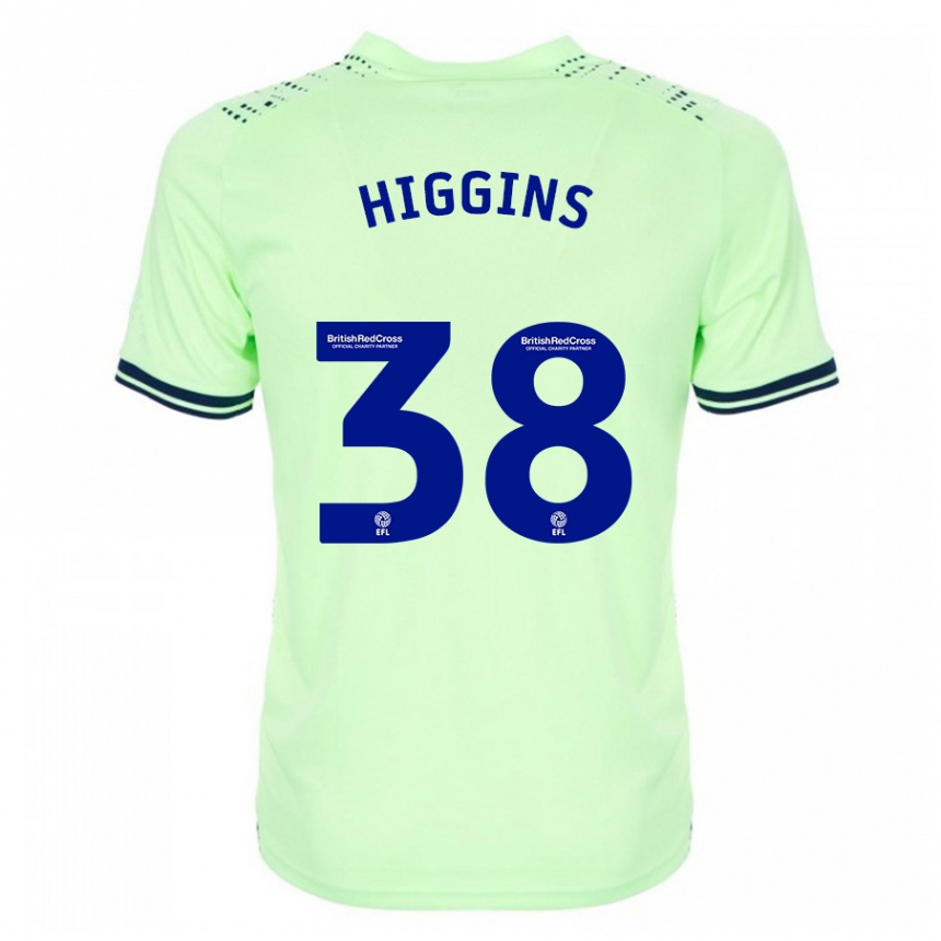 Niño Fútbol Camiseta Akeel Higgins #38 Armada 2ª Equipación 2023/24 Perú