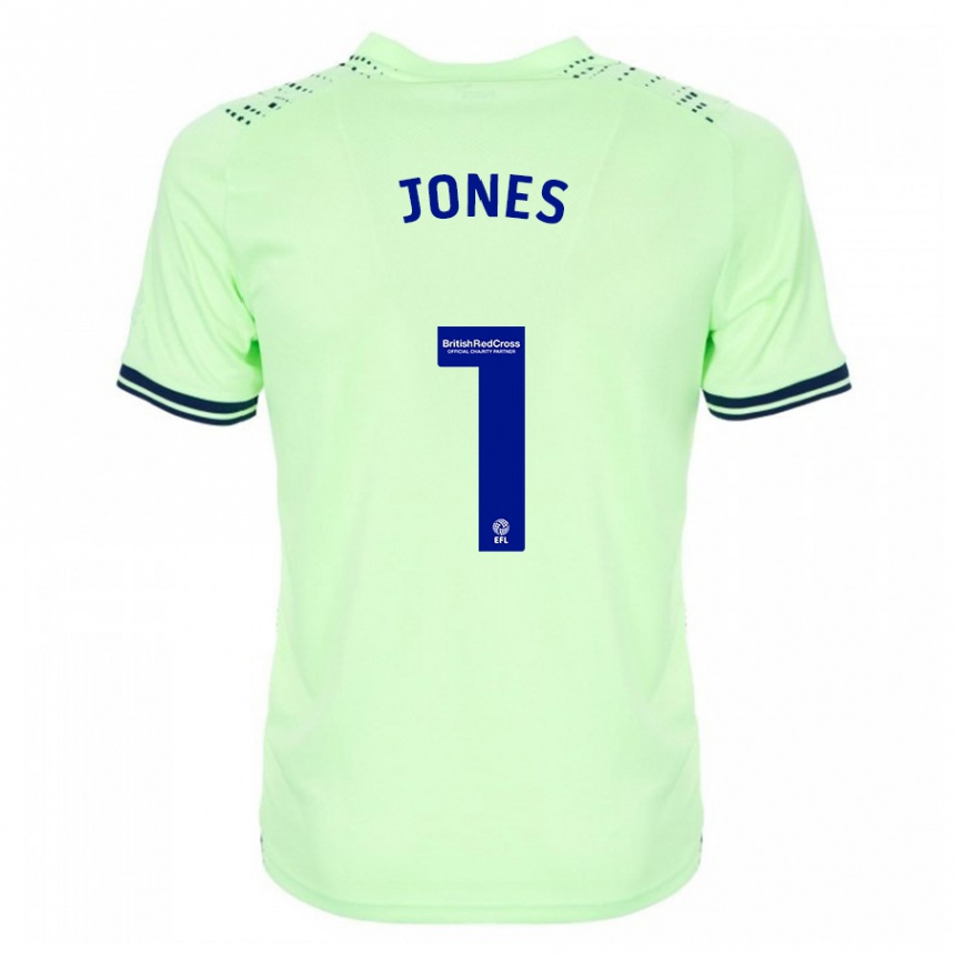 Niño Fútbol Camiseta Lucy Jones #1 Armada 2ª Equipación 2023/24 Perú