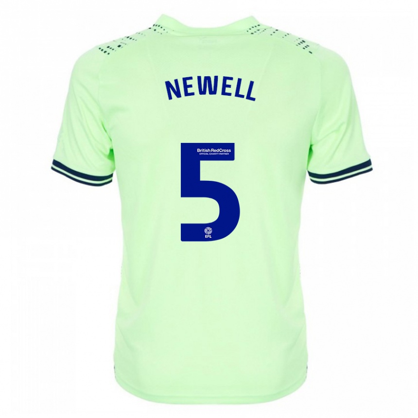 Niño Fútbol Camiseta Lucy Newell #5 Armada 2ª Equipación 2023/24 Perú