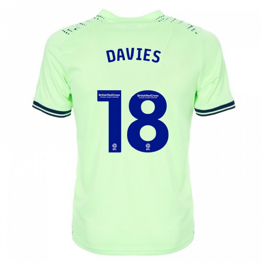 Niño Fútbol Camiseta Jessica Davies #18 Armada 2ª Equipación 2023/24 Perú