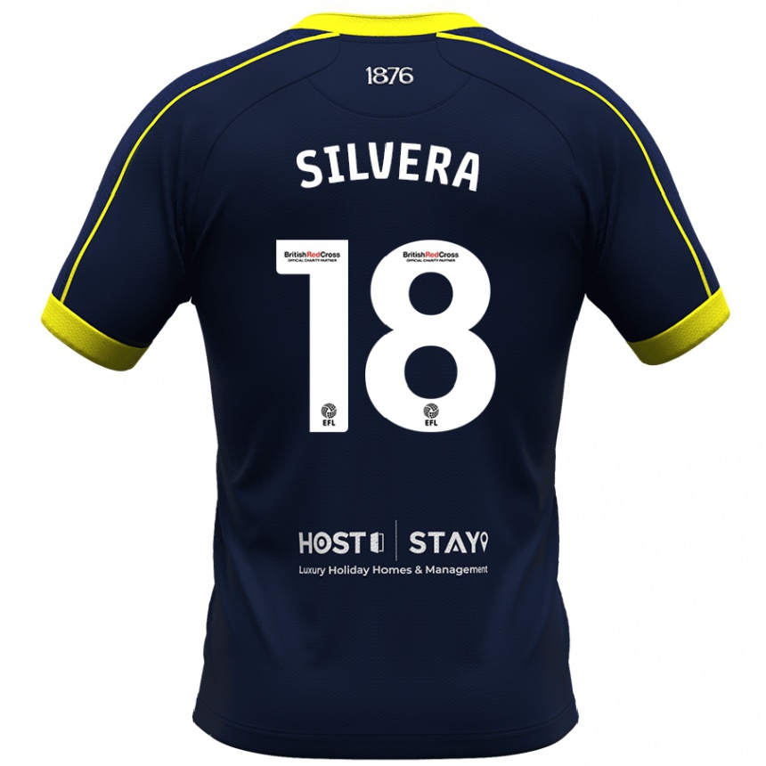 Niño Fútbol Camiseta Sam Silvera #18 Armada 2ª Equipación 2023/24 Perú