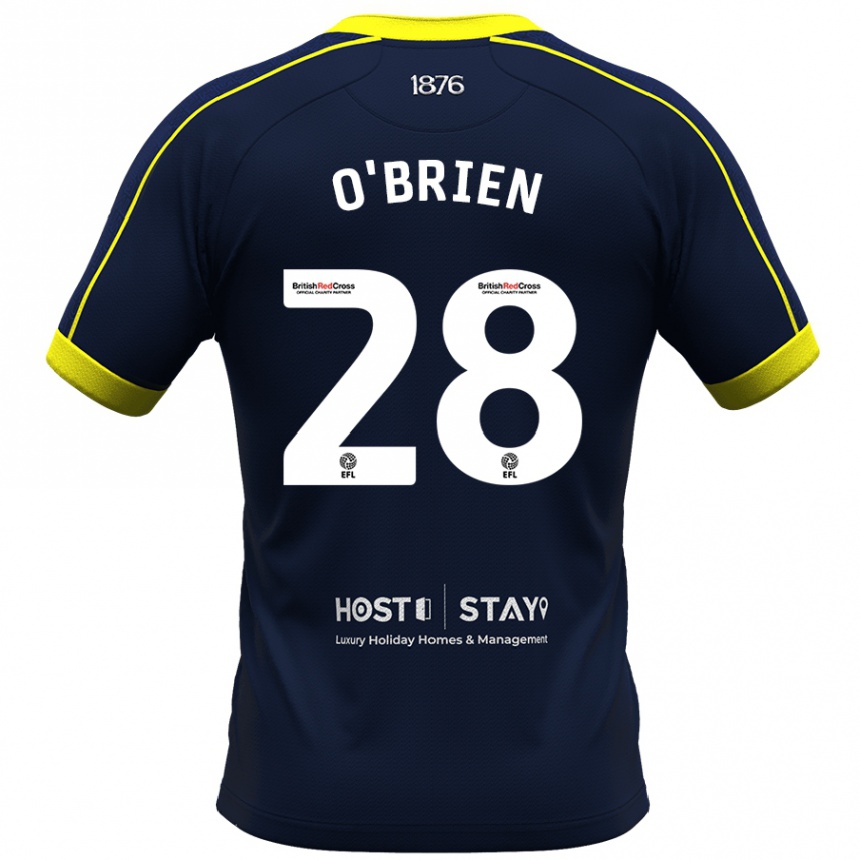 Niño Fútbol Camiseta Lewis O'brien #28 Armada 2ª Equipación 2023/24 Perú