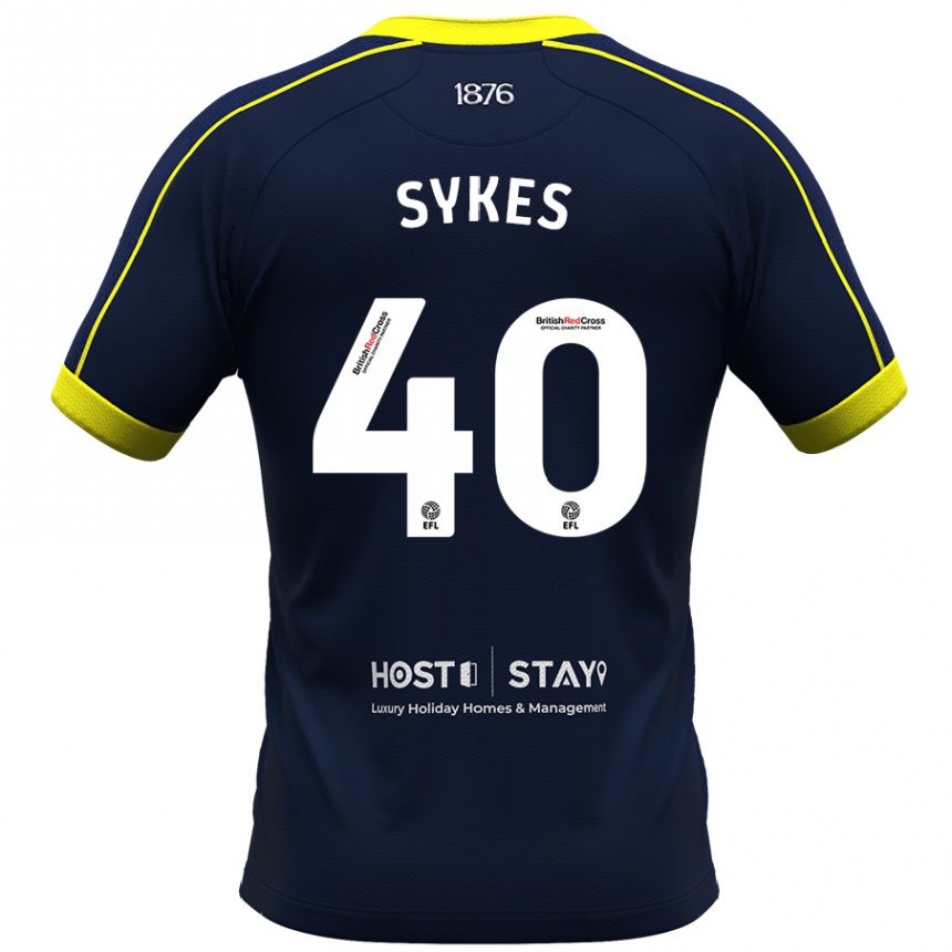 Niño Fútbol Camiseta Cain Sykes #40 Armada 2ª Equipación 2023/24 Perú