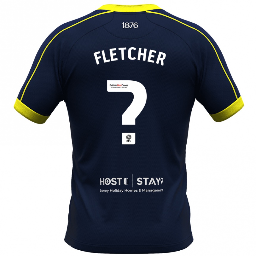 Niño Fútbol Camiseta Isaac Fletcher #0 Armada 2ª Equipación 2023/24 Perú