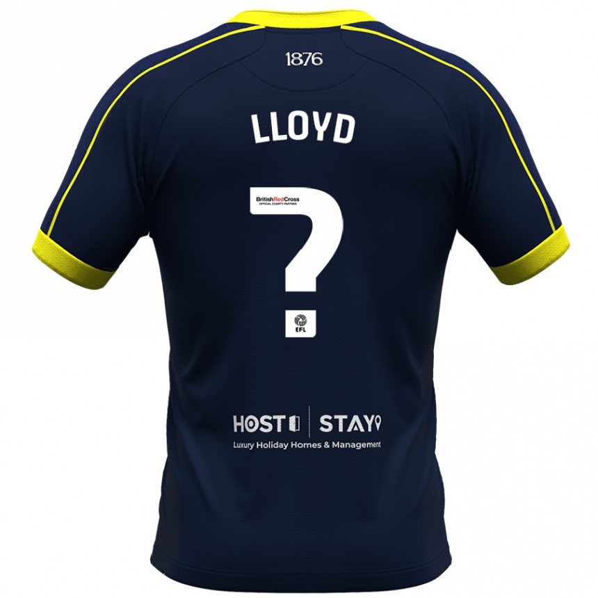 Niño Fútbol Camiseta Oliver Lloyd #0 Armada 2ª Equipación 2023/24 Perú