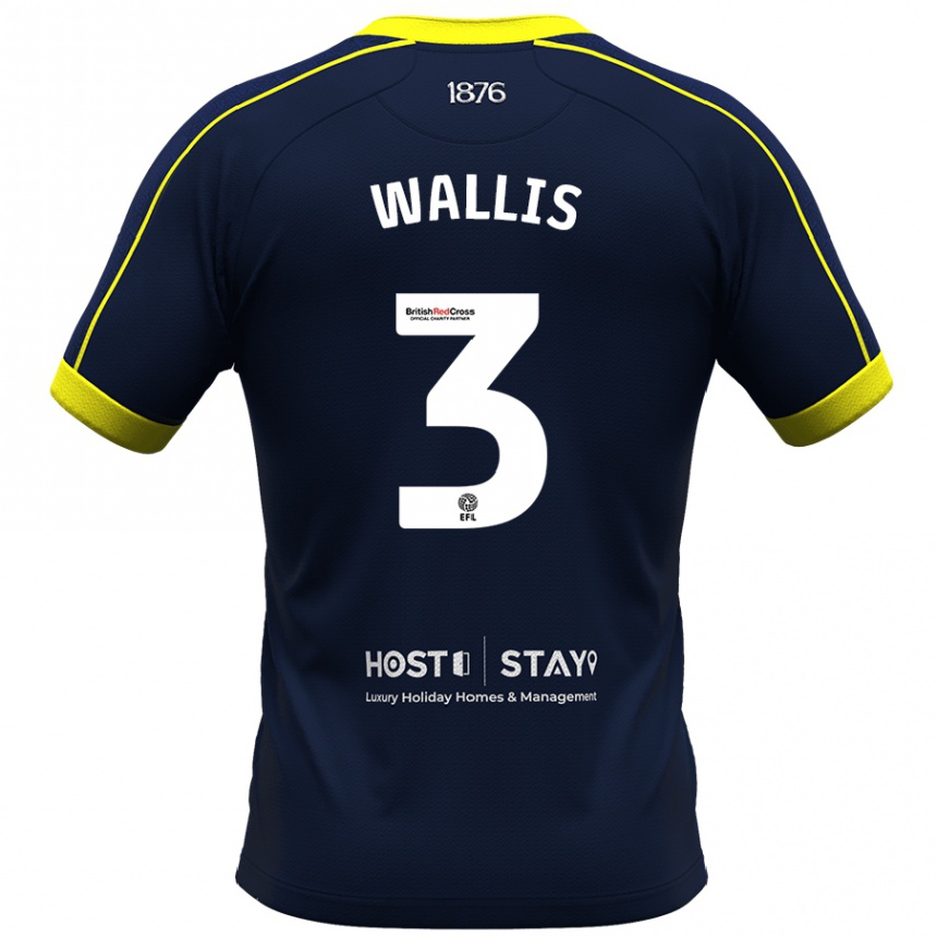 Niño Fútbol Camiseta Emma Wallis #3 Armada 2ª Equipación 2023/24 Perú