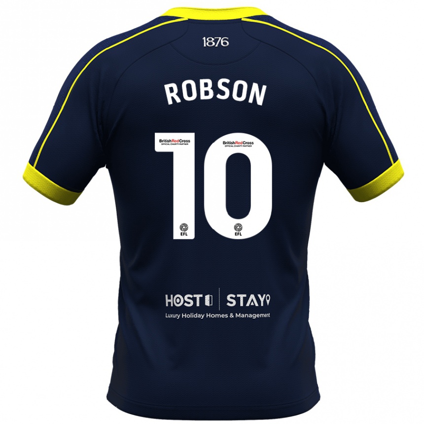 Niño Fútbol Camiseta Lauren Robson #10 Armada 2ª Equipación 2023/24 Perú