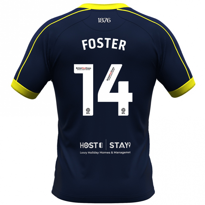 Niño Fútbol Camiseta Emma Foster #14 Armada 2ª Equipación 2023/24 Perú