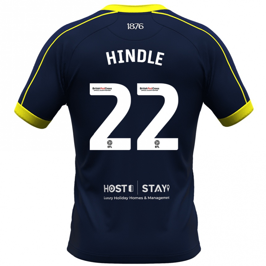 Niño Fútbol Camiseta Rachel Hindle #22 Armada 2ª Equipación 2023/24 Perú