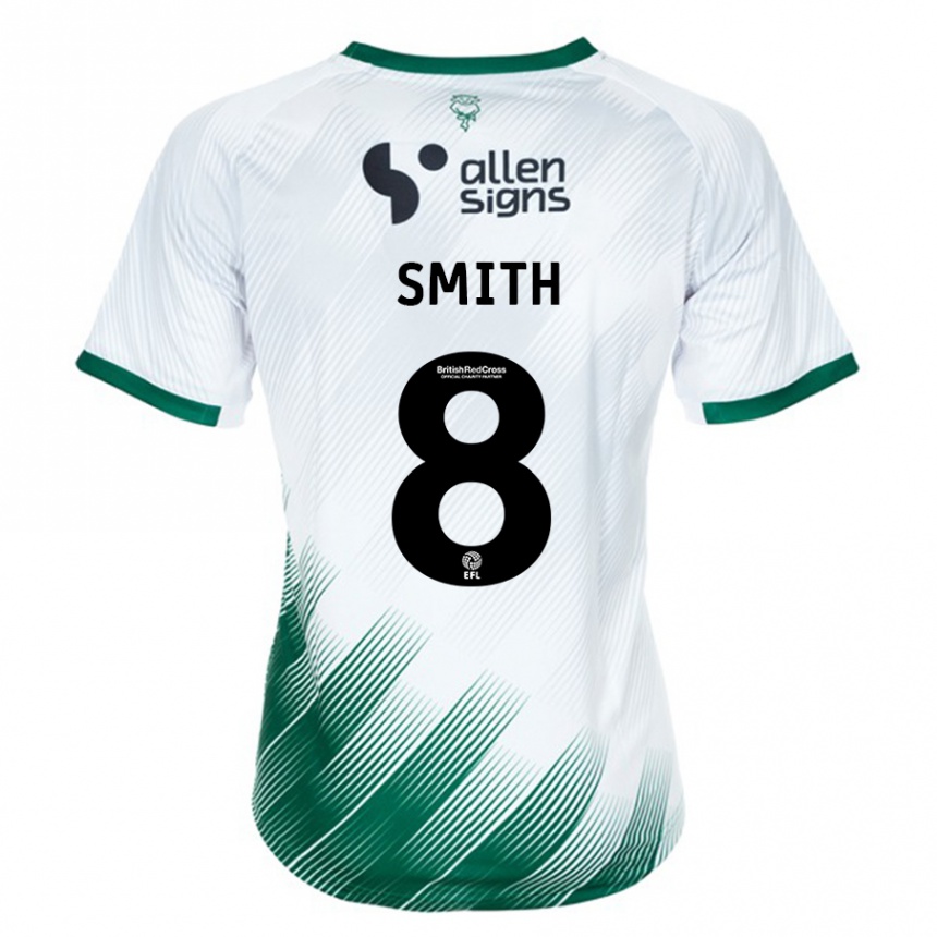 Niño Fútbol Camiseta Alistair Smith #8 Blanco 2ª Equipación 2023/24 Perú