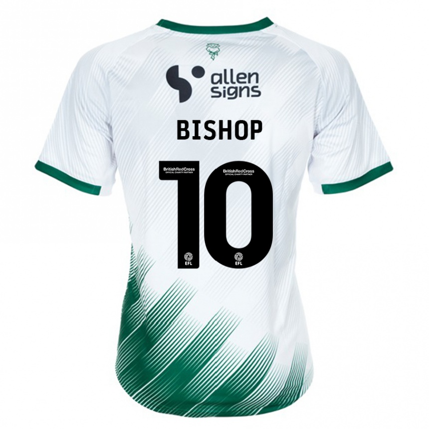 Niño Fútbol Camiseta Teddy Bishop #10 Blanco 2ª Equipación 2023/24 Perú