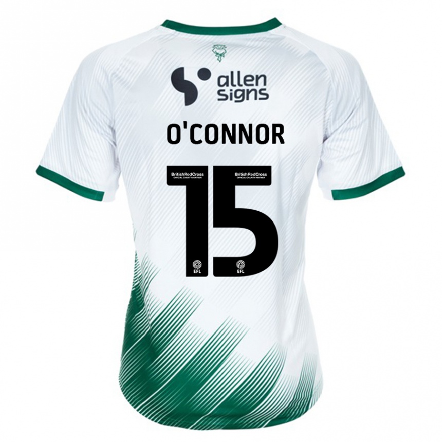 Niño Fútbol Camiseta Paudie O'connor #15 Blanco 2ª Equipación 2023/24 Perú