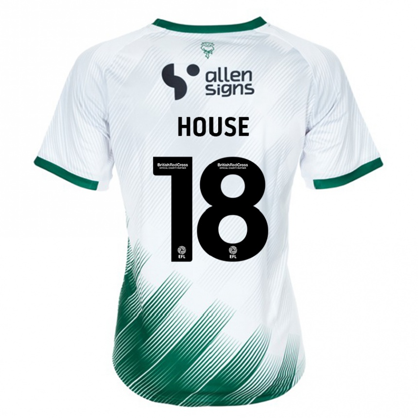 Niño Fútbol Camiseta Ben House #18 Blanco 2ª Equipación 2023/24 Perú