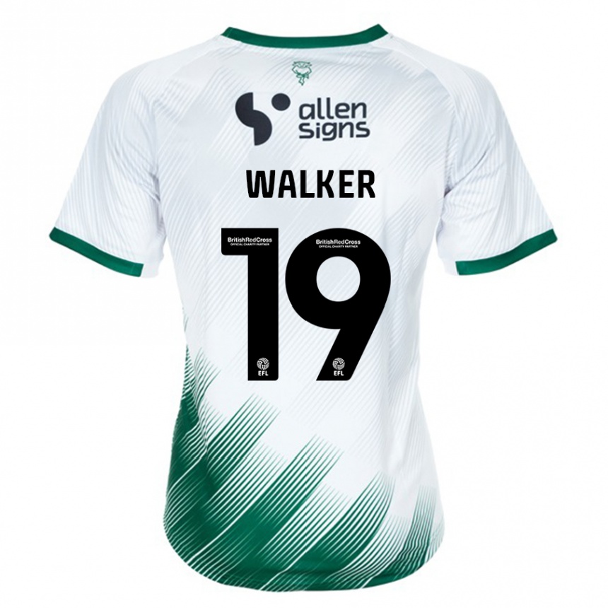 Niño Fútbol Camiseta Tyler Walker #19 Blanco 2ª Equipación 2023/24 Perú