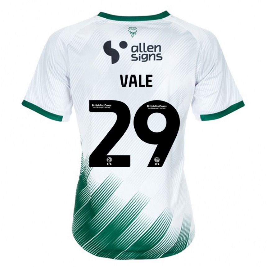 Niño Fútbol Camiseta Jack Vale #29 Blanco 2ª Equipación 2023/24 Perú