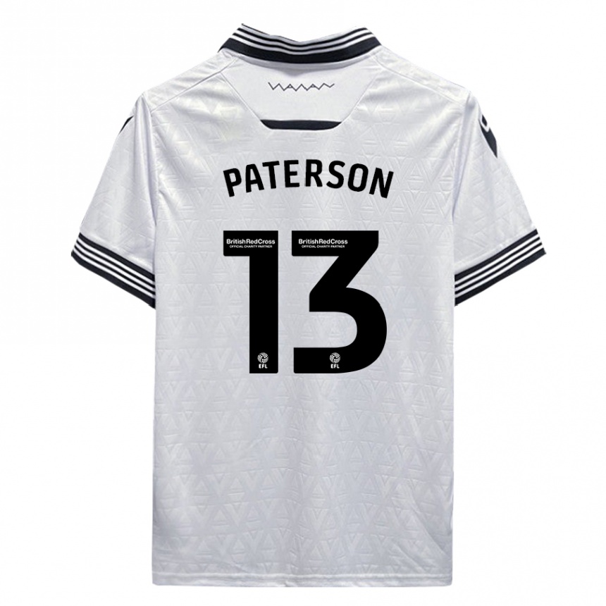 Niño Fútbol Camiseta Callum Paterson #13 Blanco 2ª Equipación 2023/24 Perú