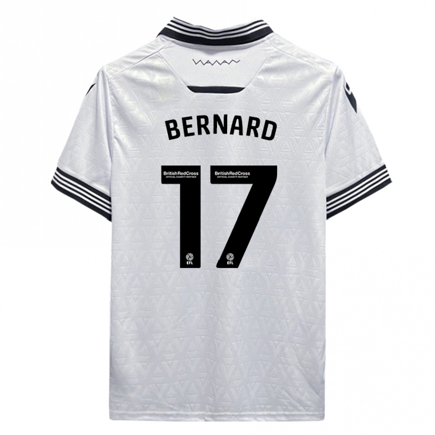 Niño Fútbol Camiseta Di'shon Bernard #17 Blanco 2ª Equipación 2023/24 Perú