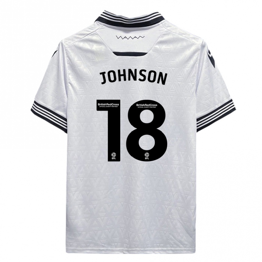 Niño Fútbol Camiseta Marvin Johnson #18 Blanco 2ª Equipación 2023/24 Perú