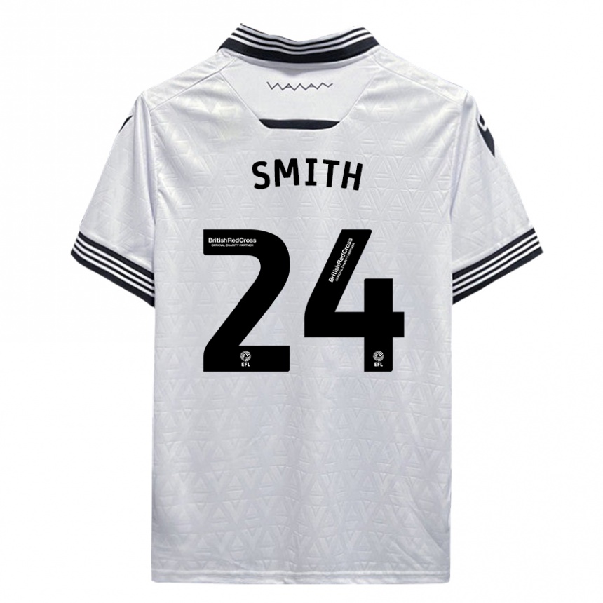 Niño Fútbol Camiseta Michael Smith #24 Blanco 2ª Equipación 2023/24 Perú