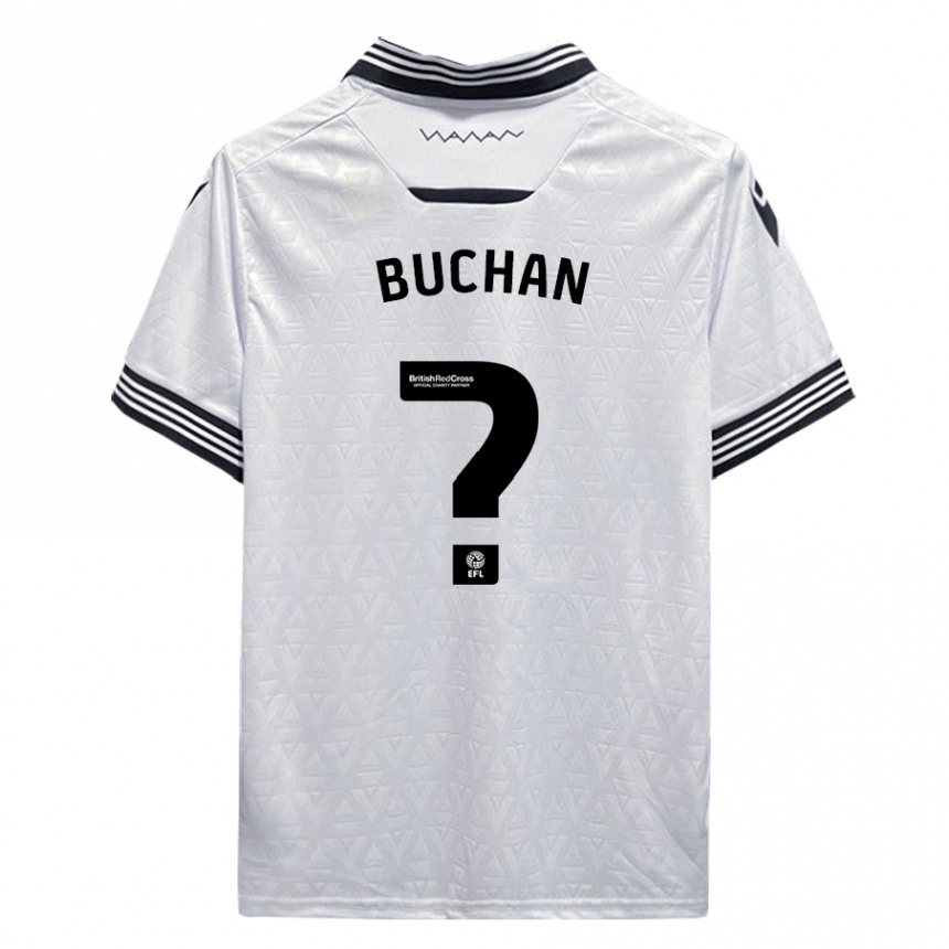 Niño Fútbol Camiseta Jay Buchan #0 Blanco 2ª Equipación 2023/24 Perú