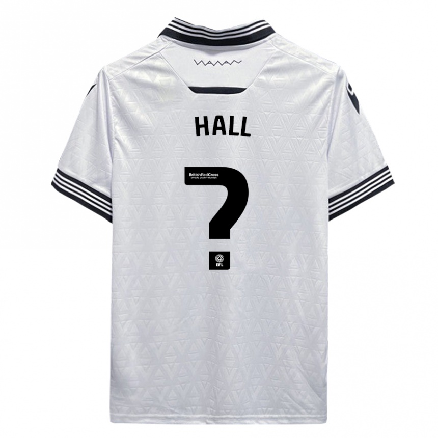 Niño Fútbol Camiseta Jack Hall #0 Blanco 2ª Equipación 2023/24 Perú