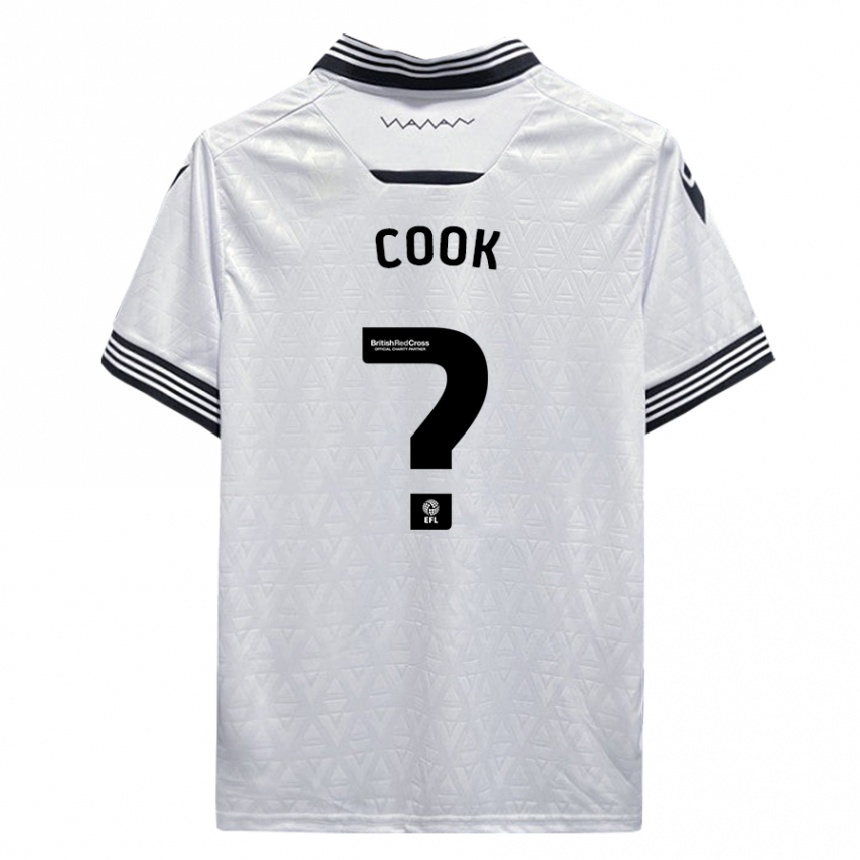 Niño Fútbol Camiseta Luke Cook #0 Blanco 2ª Equipación 2023/24 Perú