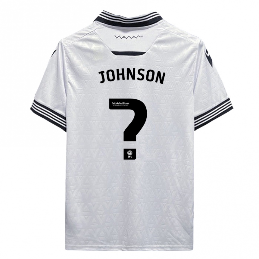 Niño Fútbol Camiseta Reece Johnson #0 Blanco 2ª Equipación 2023/24 Perú