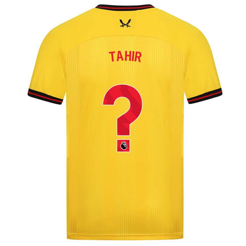 Niño Fútbol Camiseta Zain Tahir #0 Amarillo 2ª Equipación 2023/24 Perú