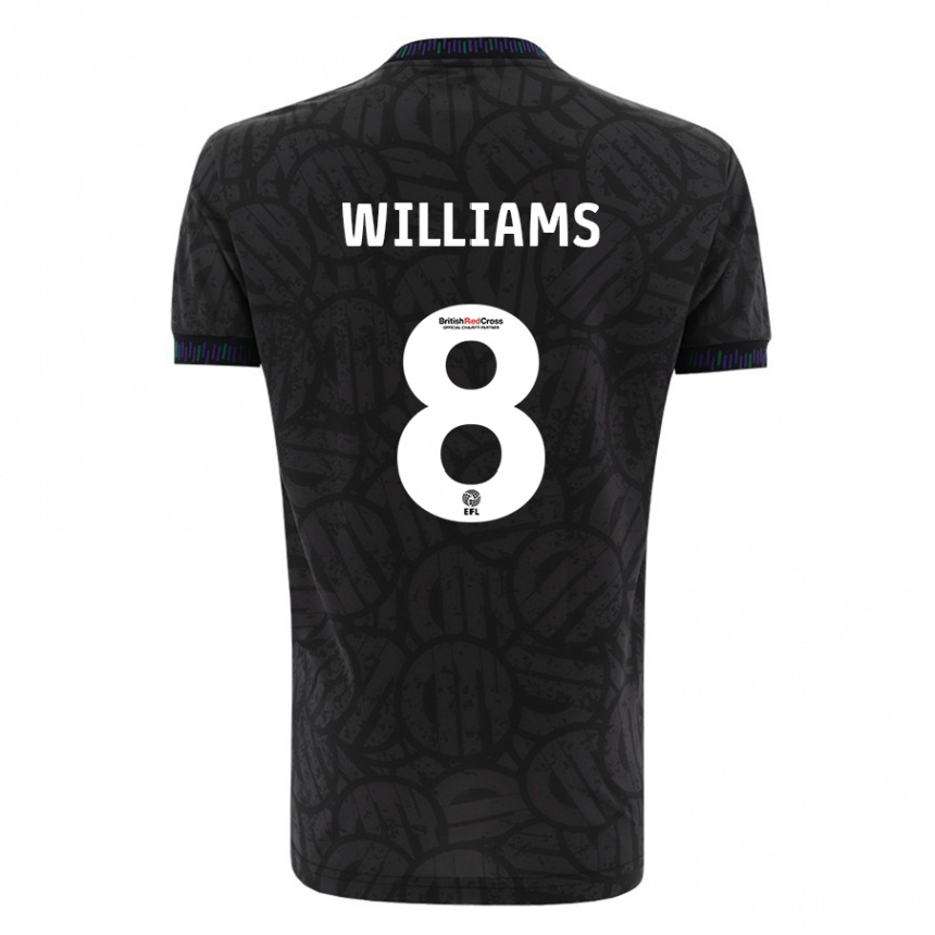 Niño Fútbol Camiseta Joe Williams #8 Negro 2ª Equipación 2023/24 Perú