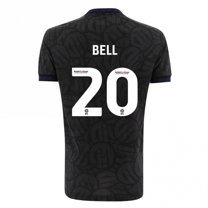 Niño Fútbol Camiseta Sam Bell #20 Negro 2ª Equipación 2023/24 Perú