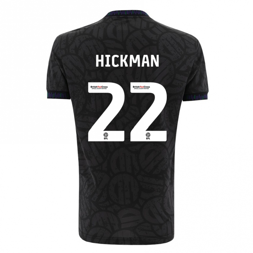 Niño Fútbol Camiseta Taylor Gardner-Hickman #22 Negro 2ª Equipación 2023/24 Perú