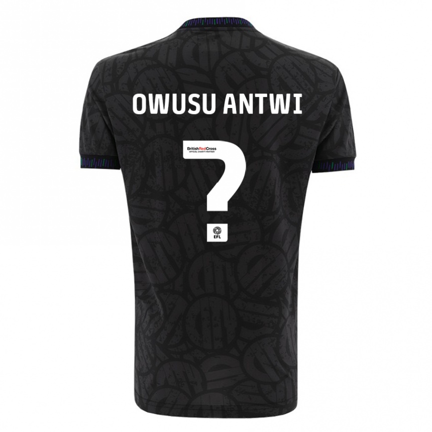 Niño Fútbol Camiseta Filbert Owusu-Antwi #0 Negro 2ª Equipación 2023/24 Perú