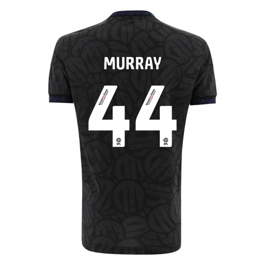 Niño Fútbol Camiseta Satara Murray #44 Negro 2ª Equipación 2023/24 Perú