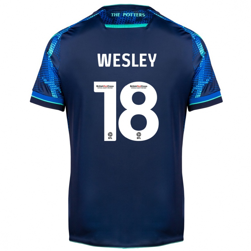 Niño Fútbol Camiseta Wesley Moraes #18 Armada 2ª Equipación 2023/24 Perú