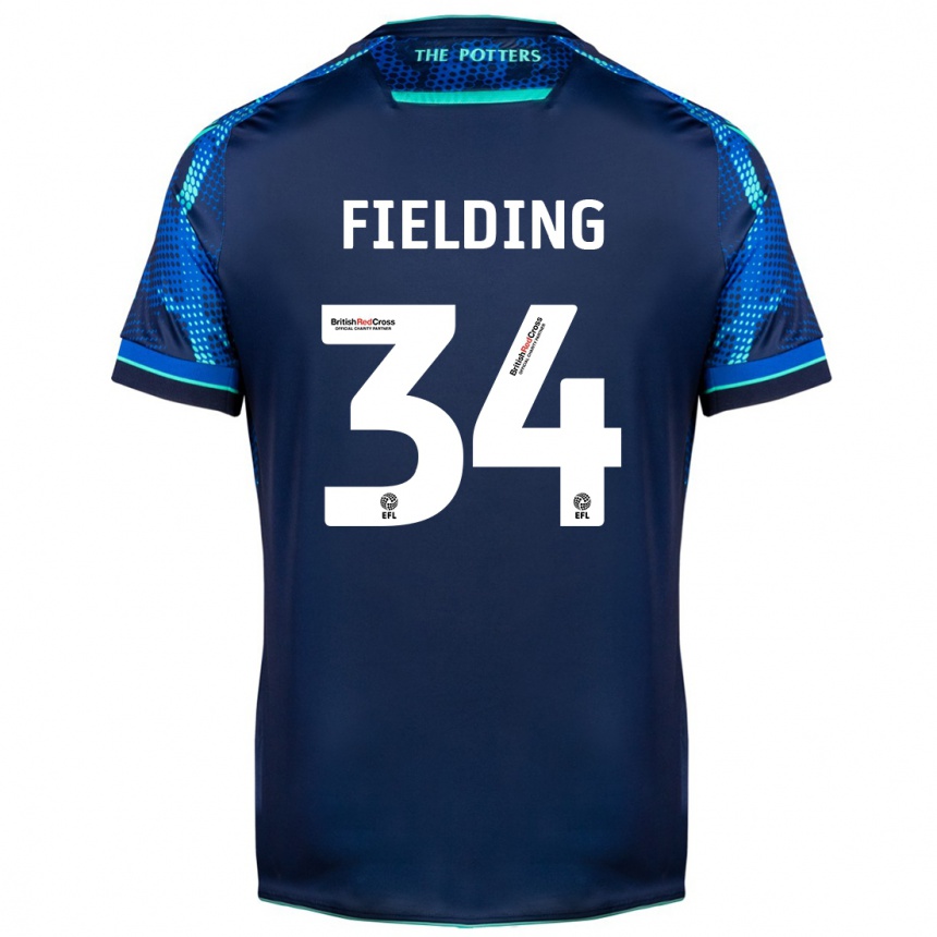 Niño Fútbol Camiseta Frank Fielding #34 Armada 2ª Equipación 2023/24 Perú