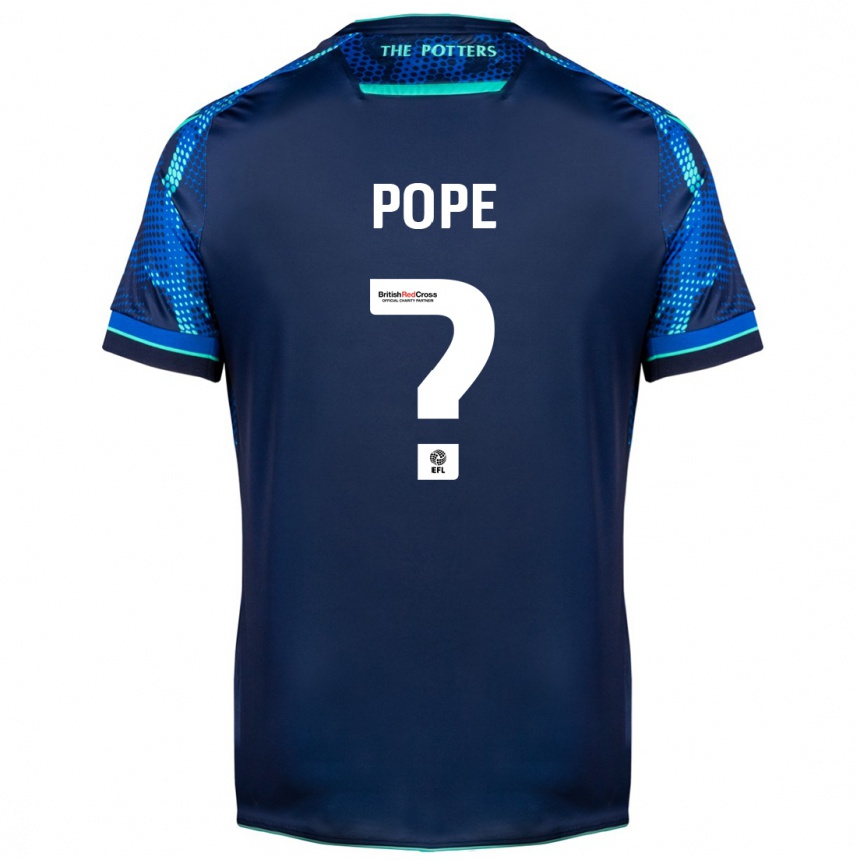 Niño Fútbol Camiseta Ollie Pope #0 Armada 2ª Equipación 2023/24 Perú