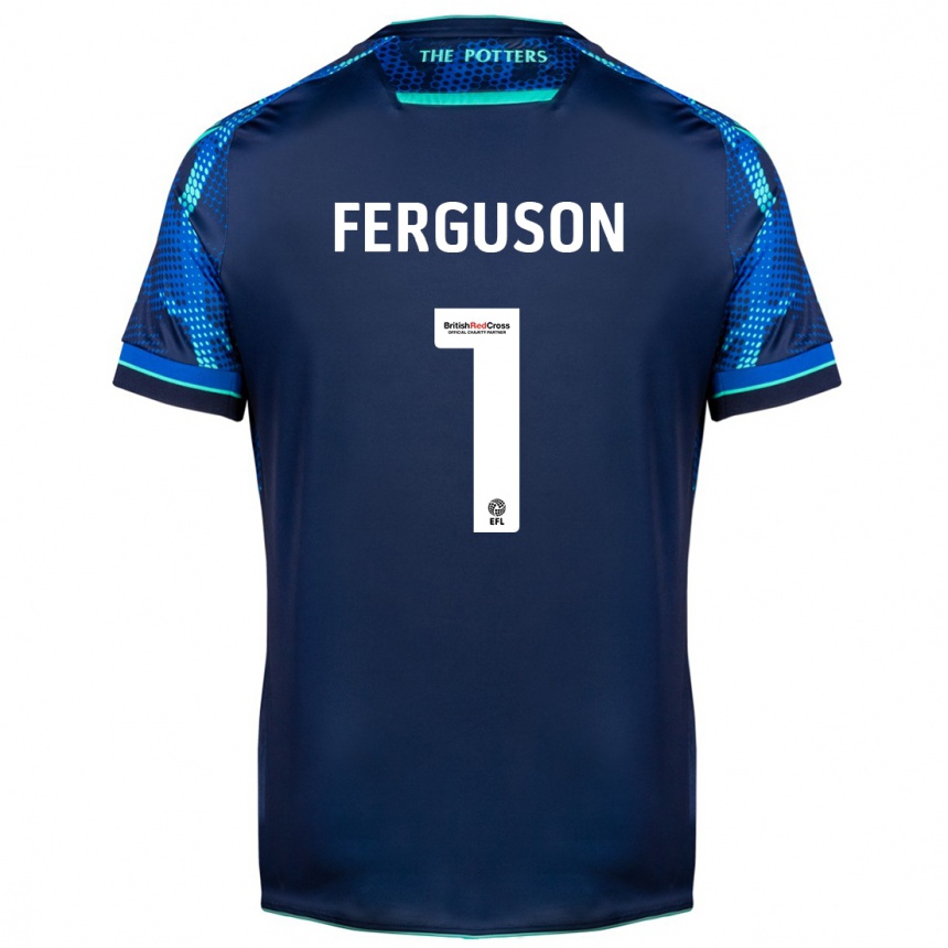 Niño Fútbol Camiseta Georgie Ferguson #1 Armada 2ª Equipación 2023/24 Perú