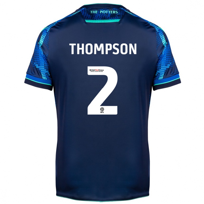 Niño Fútbol Camiseta Sophie Thompson #2 Armada 2ª Equipación 2023/24 Perú