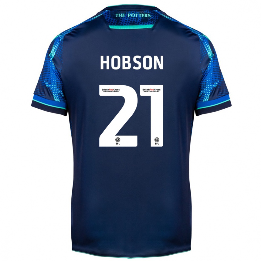 Niño Fútbol Camiseta Elizabeth Hobson #21 Armada 2ª Equipación 2023/24 Perú