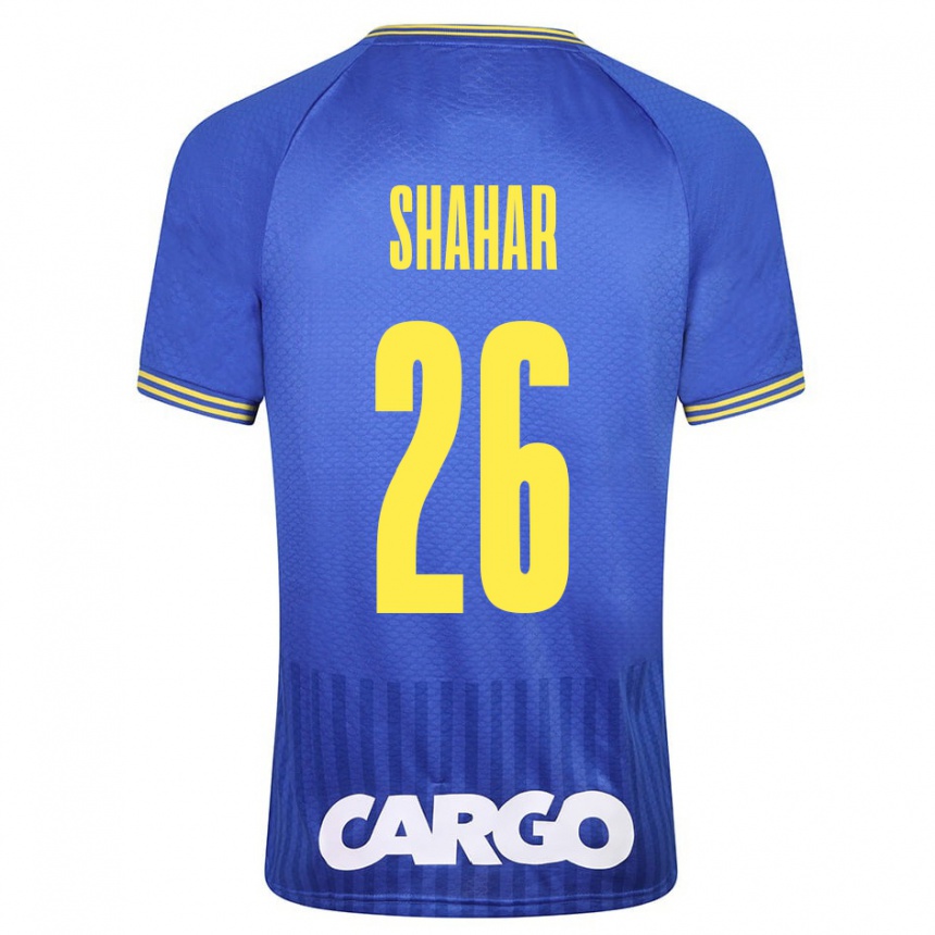 Niño Fútbol Camiseta Ido Shahar #26 Azul 2ª Equipación 2023/24 Perú