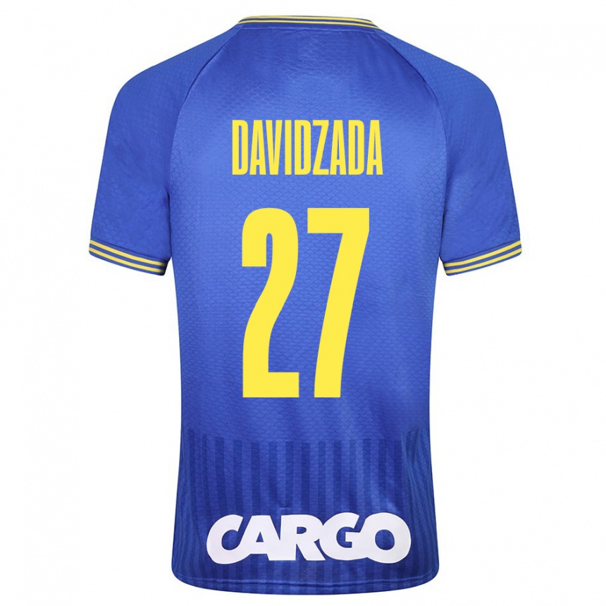 Niño Fútbol Camiseta Ofir Davidzada #27 Azul 2ª Equipación 2023/24 Perú