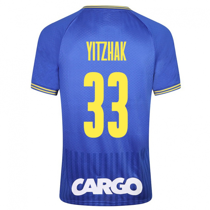 Niño Fútbol Camiseta Or Yitzhak #33 Azul 2ª Equipación 2023/24 Perú