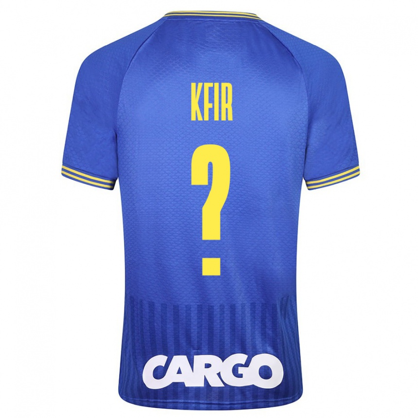 Niño Fútbol Camiseta Yuval Kfir #0 Azul 2ª Equipación 2023/24 Perú