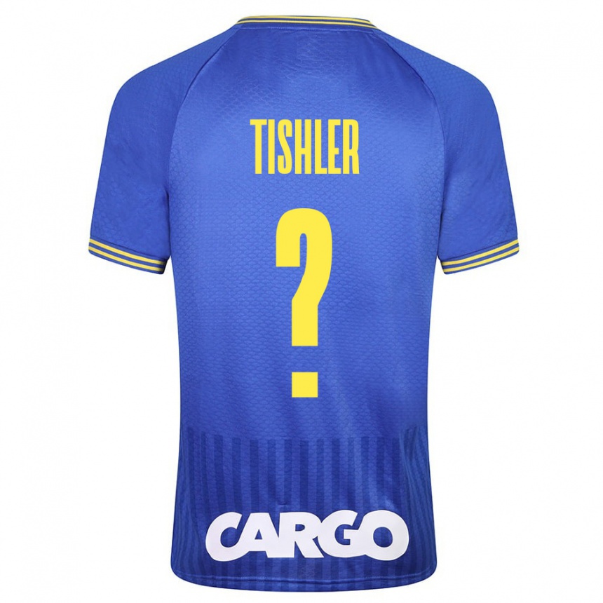 Niño Fútbol Camiseta Daniel Tishler #0 Azul 2ª Equipación 2023/24 Perú