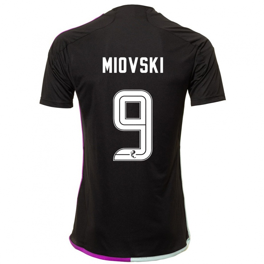 Niño Fútbol Camiseta Bojan Miovski #9 Negro 2ª Equipación 2023/24 Perú