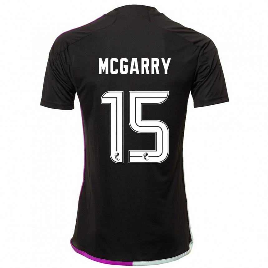 Niño Fútbol Camiseta James Mcgarry #15 Negro 2ª Equipación 2023/24 Perú